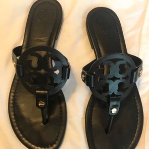 Tory Burch black Miller sandals size 7.5